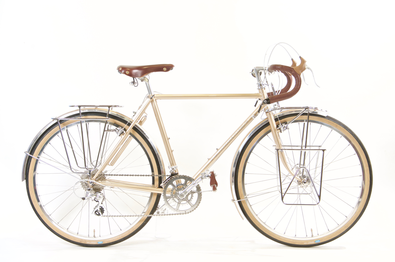 Joe L.’s champagne touring bike